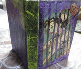 Altered Art - Mixed Media Blank Journal - Beauty & Brains Pinup