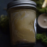 Fallen Giants -- Firewood, Musk, & Pine -- 8 oz. Handmade Soy Candle