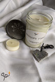 Rookie's Time -- Lemon Pound Cake, Jasmine, & Cherry Blossoms -- 8 oz. Handmade Soy Candle