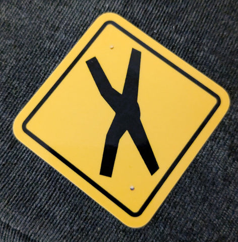 Mannequin Crossing 3" Sticker