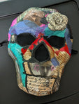 Altered Art - Homage to Edgar Allan Poe - wearable skull mask