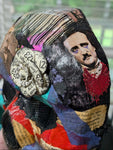 Altered Art - Homage to Edgar Allan Poe - wearable skull mask