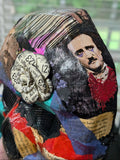 Altered Art - Homage to Edgar Allan Poe - wearable skull mask