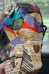 Altered Art - Homage to Edgar Allan Poe - wearable skull mask