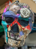 Altered Art - Homage to Edgar Allan Poe - wearable skull mask