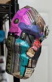 Altered Art - Homage to Edgar Allan Poe - wearable skull mask