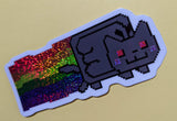 Mothnyan! - 3.75" x 1.5" Stardust Sticker