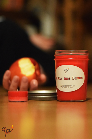 By the Nine Divines -- Apple w/ a hint of Effervesce -- 8 oz. Handmade Soy Candle