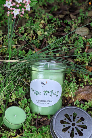 Vine Whip -- Woods & Grass -- 8 oz. Handmade Soy Candle